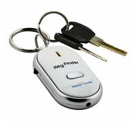sidiou Group LED Anti-Lost Finder Locator Key Ring and Torch, 2 - White
