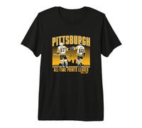 Sidney Crosby & Mario Lemieux - Points Record - Pittsburgh Premium T-Shirt