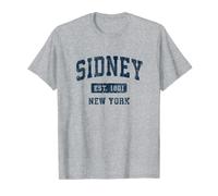 Sidney New York NY Vintage Athletic Sports Design T-Shirt