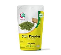 Sidr Powder(Ziziphus Jujuba) 250grams| Natural Herbal Hair Cleanser & Conditioner | Rejuvenates Hair follicles |Soothes and freshens the skin |100% Pure and Natural Sidr leaves powder| by Yogi’s Gift®