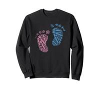 SIDS Awareness Baby Footprint Infant Loss Support Sweatshirt