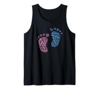 SIDS Awareness Baby Footprint Infant Loss Support Tank Top