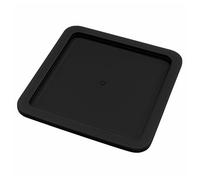 SIDSONS A4 Drawer Lid Only, Replacement Top for Slim Storage Tower, Compatible with 1, 2, 3, 4, 6, 8 Tier, Strong Plastic Lid, Easily Create Multiple Tier Unit Completely (Lid Only Black, 1x Lid)