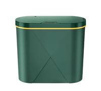 SIDUFHAOPKLL Smart Bathroom Trash Can Automatic Bagging Can Touchless Narrow Smart Sensor Garbage Bin Smart Home(D)