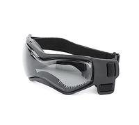 siduytin 1 Pair ABS Pet Glasses Foldable Sunproof Adorable Solid Color Outdoor Skiing Snowboarding Goggles Eyewear Sunglasses, Black