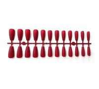 siduytin 1 Set Color Street Nail Strips Extra Long Colorful Matte Adhesive Tabs Full Cover Salon Decorations for Women Girls, Type 1