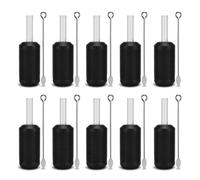 siduytin 10 Pieces Pigment Handle Grips Tube Needle Tubes Permanent Makeup Body Art Non-slip for Professional Beginner Artists