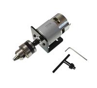 siduytin 12V DC Motor With Miniature Hand Drill And Bracket For Milling Machine Lathe Projects And DIY Tasks Wood Working Machine. 775 DC Motor 12V 5000RPM Milling Lathe Drilling Accessory