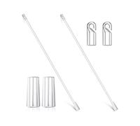 siduytin 24-inch Blind Wand Stick Replacement Parts Blinds Pulling Rod with Hook Grip Window Curtain Long Sticks for Bathroom
