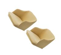 siduytin 2pcs Versatile Armchair Cover for Various Settings Easy and Stylish Polyester Curved Stretchy Chair Cover Chair Covers, Cream-Coloured