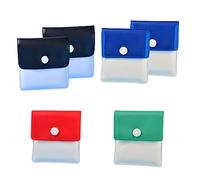 siduytin 6 Pieces Portable Pocket Ashtray Pouch Fireproof Reusable Purse Boyfriends Gifts Ash Tray Accessory Car-interior