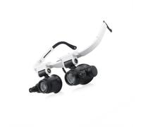 siduytin 8X 23X Magnifying Glasses with LED Light for Head Mount Magnifier Eyeglasses Lighted Watchmakers Magnification Loupe Craft