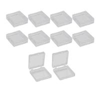 siduytin Artificial Nail Display Organizer Case Small Convenient Appreciation With Transparent Window Finely Showcasing Nail Art Collection Empty Storage Container Salon Supplies