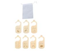 siduytin Baby Closet Divider Wardrobe Dividers Infant Wardrobe Divider Label Helps Sort Clothes Effortlessly Easy to Reach Right Size Clothes Labels Baby Closet Size Hanging Dividers