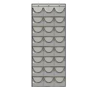 siduytin Baseball Hat Display Rack Cap Storage Bag Large Capacity Holder Home Bedroom Nonwoven Pocket Hanging Case Supplies, Grey