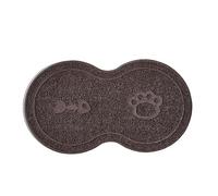 siduytin Cat Rug Convenient And Portable Easy To Clean Keeps Home Tidy PVC Cat Litter Mat Pet Accessory Cat Accessory Pet Mat, Coffee Color