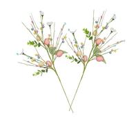 siduytin Colorful Easter Egg Berries Stem Craft Foam Spring Party Centerpiece Decorations Artificial Branch Is Suitable For Home Decor Easter Egg Tree Branches Floral Party Supplies