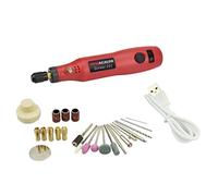 siduytin Cordless Rotary Tool Kit Woodworking 3 Speeds DIY Mini Wireless Drill Electric Grinding Polishing Jewelry Glass, Red