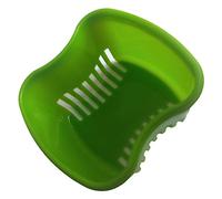 siduytin Denture Bath Box Plastic Mouth-guard Container Artificial Tooth Holder Lightweight False Teeth Case Holiday Household, Fruit Green