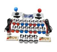 siduytin DIY Arcade Joystick Kit Easy Installation For Win10/8/7/Vista/XP/2000/98 And Linux 2 Player Arcade Games DIY Android
