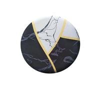 siduytin Elastic Barstool Chair Seat Cover Wide Application Easy to Clean Any Bar Setting Polyester Stretch Round Bar Stool Cover, time and Space, 28-40cm Diameter