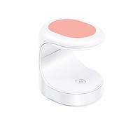 siduytin Electric Nail Dryer 3 LED Egg Shaped Manicure Lamp Machine Household Professional Plastic Lighting Gel Polish Light, Pink