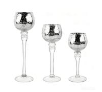 siduytin Exquisite Gold Candle Holders Refract Candlelight,silver