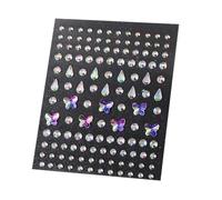 siduytin Eye Face Gems Rhinestone Self Adhesive Stickers Bling Eyebrow Glitter Temporary Makeup DIY Manicure Costume Accessory, Type 2