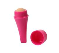 siduytin Face Oil Absorbing Roller Skin Care Makeup Facial for Grease Removing Cleaning Stick Travel Detachable Handheld Remover, Pink