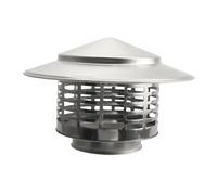 siduytin Fireplace Heating Cool Air Vent Protector High Performace Premium Durability Aesthetic Outdoor Space Solution Chimney Flue Cowl Pipe Rain Cover Duct Closure , Inner Dia 75mm