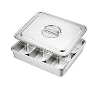 siduytin Food Warmers With Lid Food Pan Chafer Restaurant Chafer Comes With Lid Can Be Easily Lifted Chafing Dish Buffet Set Stainless Steel Banquet Parties Even Catering Wedding Serving
