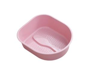 siduytin Foot Soaking Tub Family Provides Comfortable Soaking Experience With Massage Benefits Foot Bath Tub Made Of PP Massage Basin Bath Basin For Elderly, Pink, 38.5x33x11.5cm
