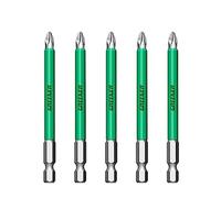 siduytin Greener Screwdriver Drill Bit Hex Shank Anti-Slip Extraction Screw Driver High Precision Replacement Tools Extractor, 90mm 5PCS