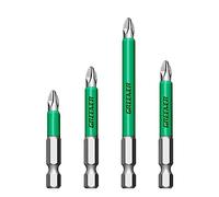 siduytin Greener Screwdriver Drill Bit Hex Shank Anti-Slip Extraction Screw Driver High Precision Replacement Tools Extractor, 50/65/70/90mm 4PCS