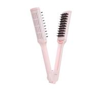 siduytin Hairdressing Comb Double Brushes Fast Straightening Tool Essential For Every Stylist Making For At Home Or Travel Double Sided Hair Straightener Comb DIY For Salon