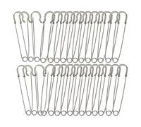siduytin Heavy Duty Safety Pins Large And Sturdy Blankets Quilts Package Set Of 30pcs With Easy Lock Curved Steel Spring Locks Spring Lick Pin Fasterner Pin Clothes Leather