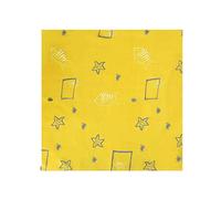 siduytin Highchair Splat Mat Baby Playmat Carpet Washable Soft Polyester Waterproof Children Outdoor for Camping Picnic Pad, Yellow, 110 * 110cm