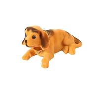 siduytin Home Decoration Tabletop Room Auto Interior Decor Cute Dog Car Ornaments Dog Lover Gift for Creative Dashboard Figures Car Dashboard Ornaments Toys Decor, Yellow, 150mm