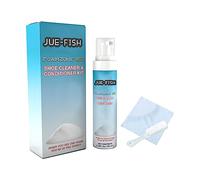 siduytin Jue-Fish 100ml White Shoes Cleaning Foam Brightener Stain Remover Gel Whiten Refreshed Tool Casual Leather Shoe