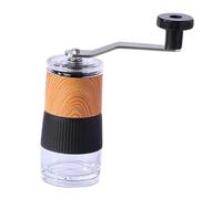 siduytin Manual Coffee Mill with Adjustable Coarseness Setting Hand Crank Coffee Bean Mill Portable Cafe Kitchen Tool for Fresh Brew 12 Adjustable Settings Grinders Kitchen Tool, Wood