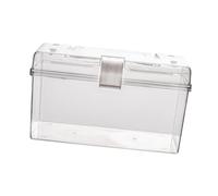 siduytin Medication Case Organizer Featuring Storage Case Portable Household Medical Storage Container Travel Solution Medication Organizer Convenient Search, Transparent, Tall S Size