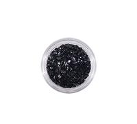 siduytin Nail Art Crushed Glass Stones Glitter Crystal Fragment DIY Rhinestone Fillers Manicure Accessories Jewelry Making, Black