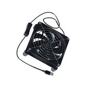 siduytin Office DC 5V USB Powered Cooling Fan Living Room Computer Router Strong Wind External Fan Cooler Electronic, 8cm Type 1