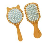 siduytin Portable Hair Brush Set Bamboo Combs Massaging Untangling All Hair Types For Busy Lives Such As Long Mini Detangling Brush Smooth Styling Tools