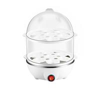 siduytin Quick And Healthy Egg Cooker - Various Cooking Options Large Capacity PP Electric Egg Cooker Electric Egg Boiler, White 2 Layers