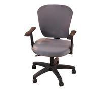 siduytin Refresh Workspace with These Modern Office Chair Covers Made with Polyester Stretch Office Chair Cover Chair Seat Cover, Gray 1