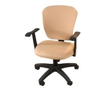 siduytin Refresh Workspace with These Modern Office Chair Covers Made with Polyester Stretch Office Chair Cover Chair Seat Cover, Light tan