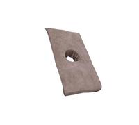 siduytin Reusable Comfortable Coverlet Protector Beauty Towel Efficient Solution for Every Spa Experience Absorbent Towel Face Pillow with Hole Spa, Coffee, 40x80cm