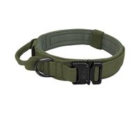 siduytin Scratch-proof Dog Collar Leash Adjustable Size Fits All Dogs Training Nylon Easy To Wear Prevent Rushing, Green, L