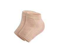 siduytin Soft Shock Absorption Foot Cushion Support Brace Fitted Hydrating Heel Socks Ensuring Comfort During Prolonged Wear Elastic Breathable Heel Protector Guards Toeless
